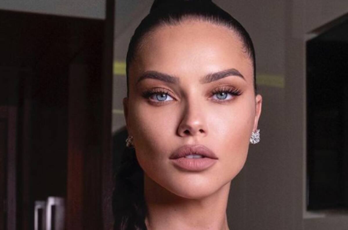 De esta original manera Adriana Lima reveló el sexo de su bebé
