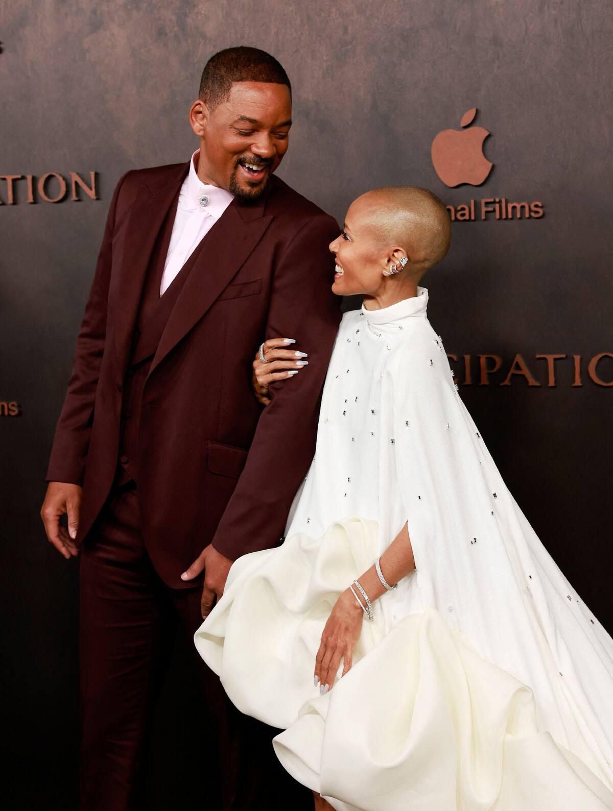 Al actor y su familia estuvieron en el estreno de 'Emancipación' - Créditos: Twitter