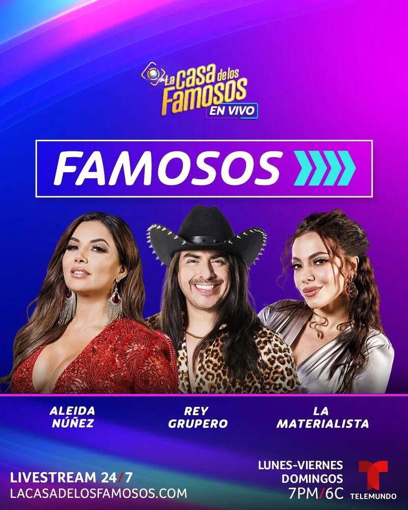Aleida Núñez, Rey Grupero y La Materialista ya comenzaron su aventura en Telemundo - Créditos: Instagram
