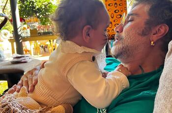 Alejandro Fernández presume a su adorable conejita de Pascua