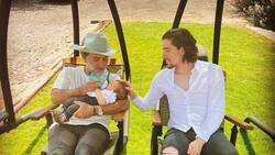 La contagiosa risa de Mía, nieta de Alejandro Fernández, que está conquistando Internet