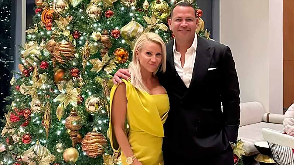 Alex Rodríguez pasó la Navidad con su nueva novia