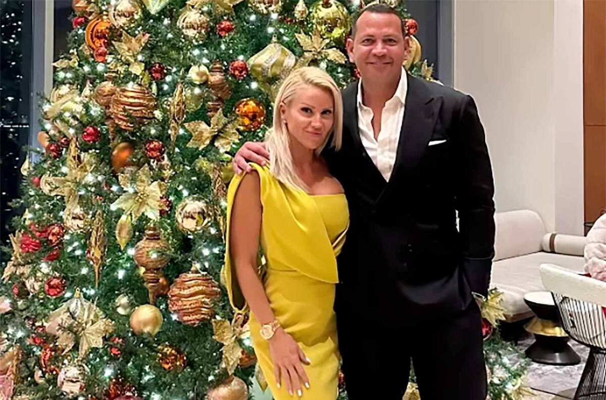 Alex Rodríguez pasó la Navidad con su nueva novia