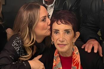 Andrea Legarreta con el corazón destrozado por la muerte de su mamá