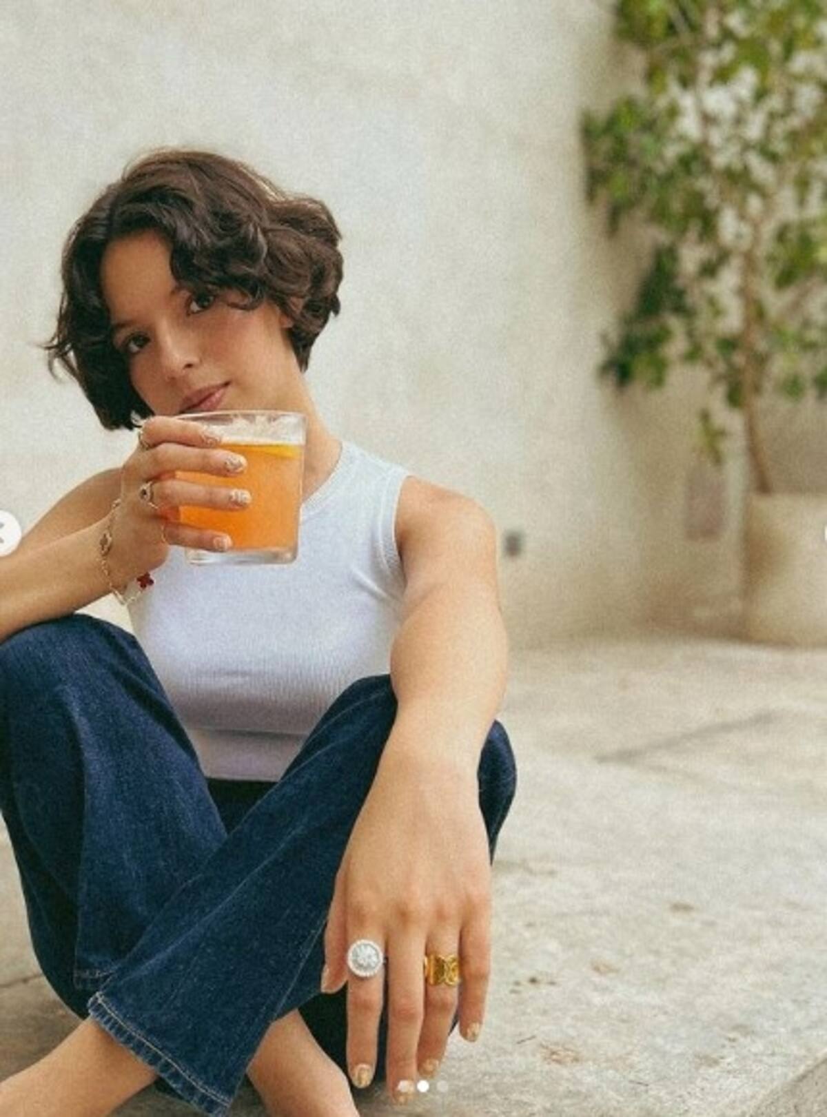 Ángela Aguilar y su texto que intriga: - Créditos: Instagram