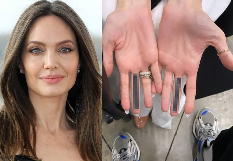 Angelina Jolié sumó un nuevo tatuaje a su cuerpo y sus seguidores especulan de qué se trata.