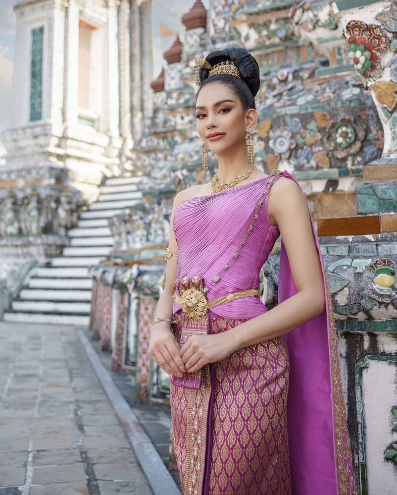 Anna Sueangam-iam rindió tributo a sus orígenes humildes en la competencia preliminar de Miss Universo 2022 - Créditos: Instagram