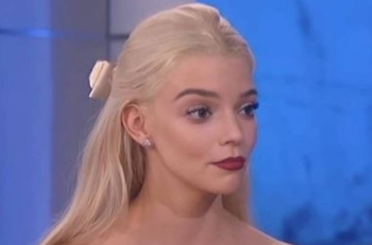 Anya Taylor-Joy se paraliza ante tierno abrazo de peludo admirador