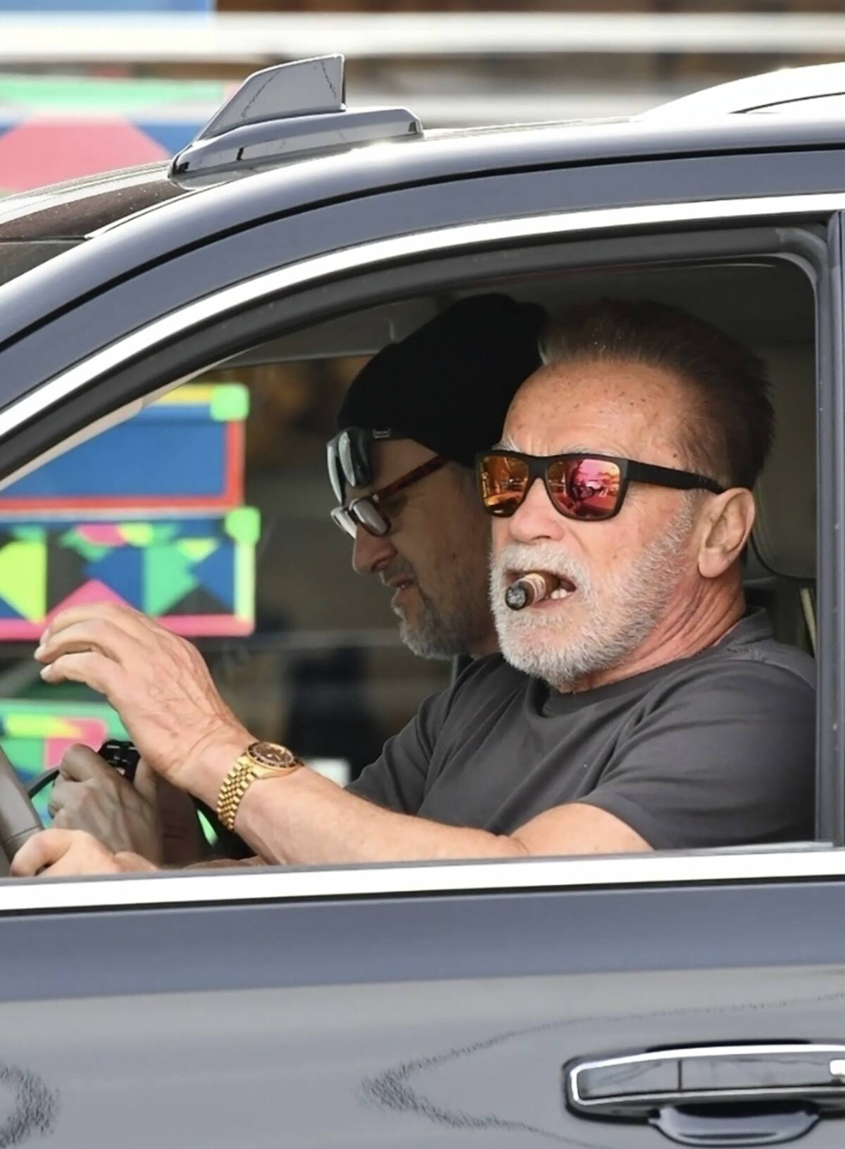 Arnold Schwarzenegger atropelló a un ciclista - Créditos: Instagram