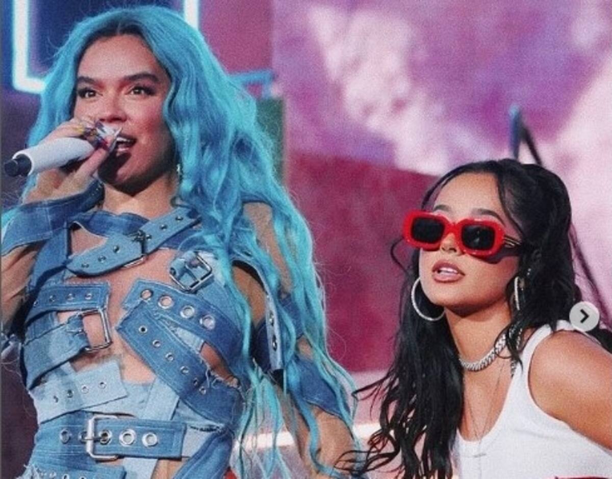 Así bailaron y cantaron las madres de Karol G y Becky G el show de sus hijas en Coachella - Créditos: Instagram