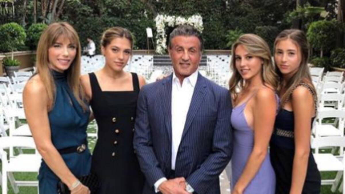 Así han crecido las hijas de Sylvester Stallone y Jennifer Flavin