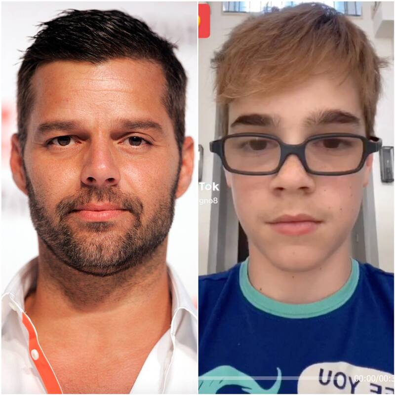 Así luce el hijo de Ricky Martin a los 14 años: ya tiene bigote, es tik toker y es su clon - Créditos: Instagram