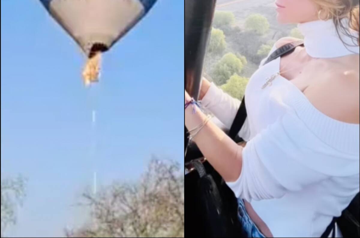 Aylín Mujica fue testigo de mortal accidente en Teotihuacán, también en un globo aerostático