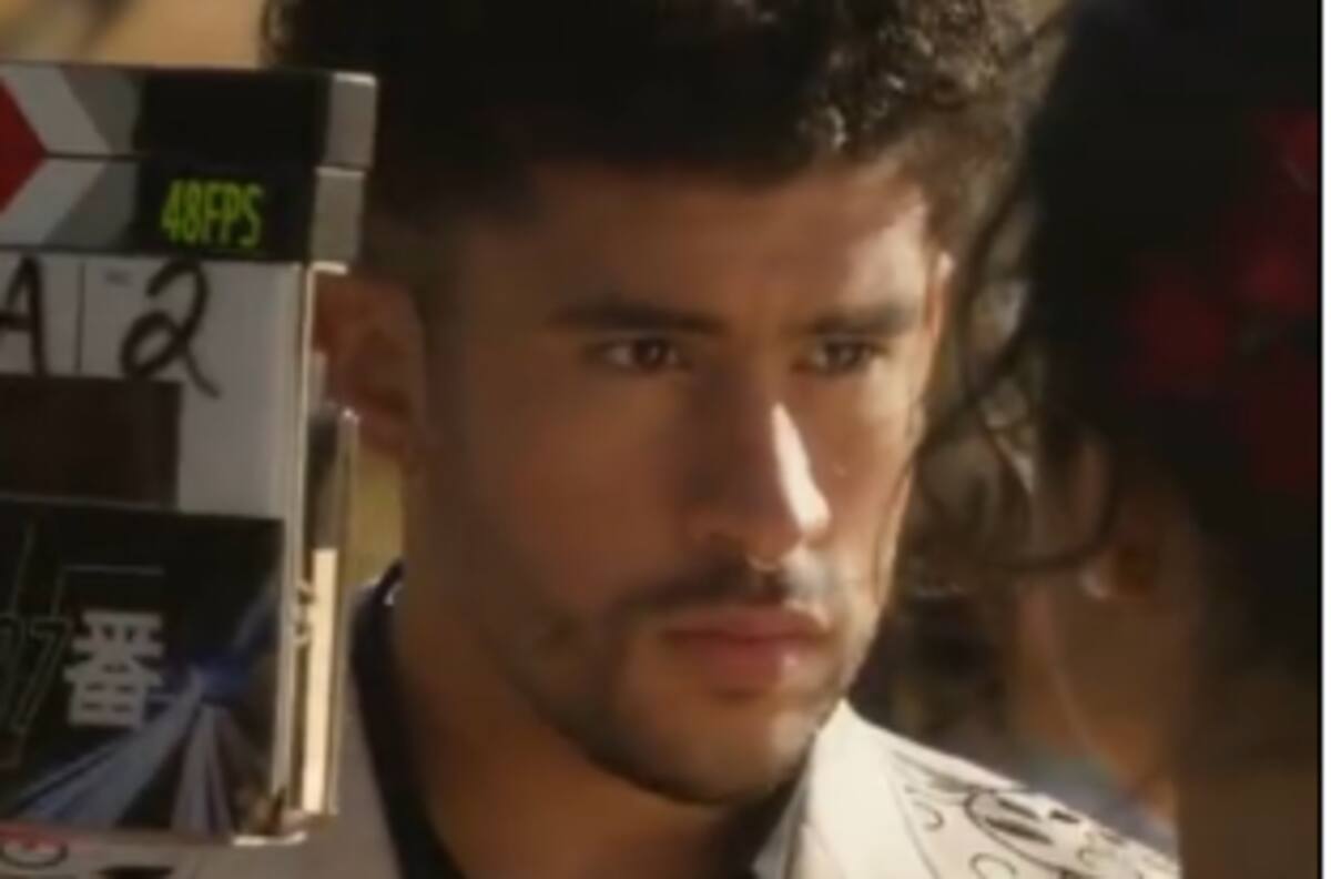 Bad Bunny besa a actriz colombiana en 'Tren bala' y ella relata cómo fue la apasionante escena