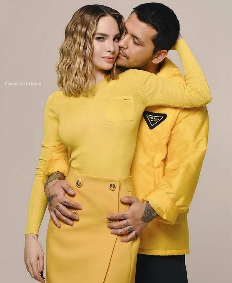 Belinda y Christian Nodal siguen con los disfraces, ahora se pintan de catrinas - Créditos: Instagram: @nodal.california_