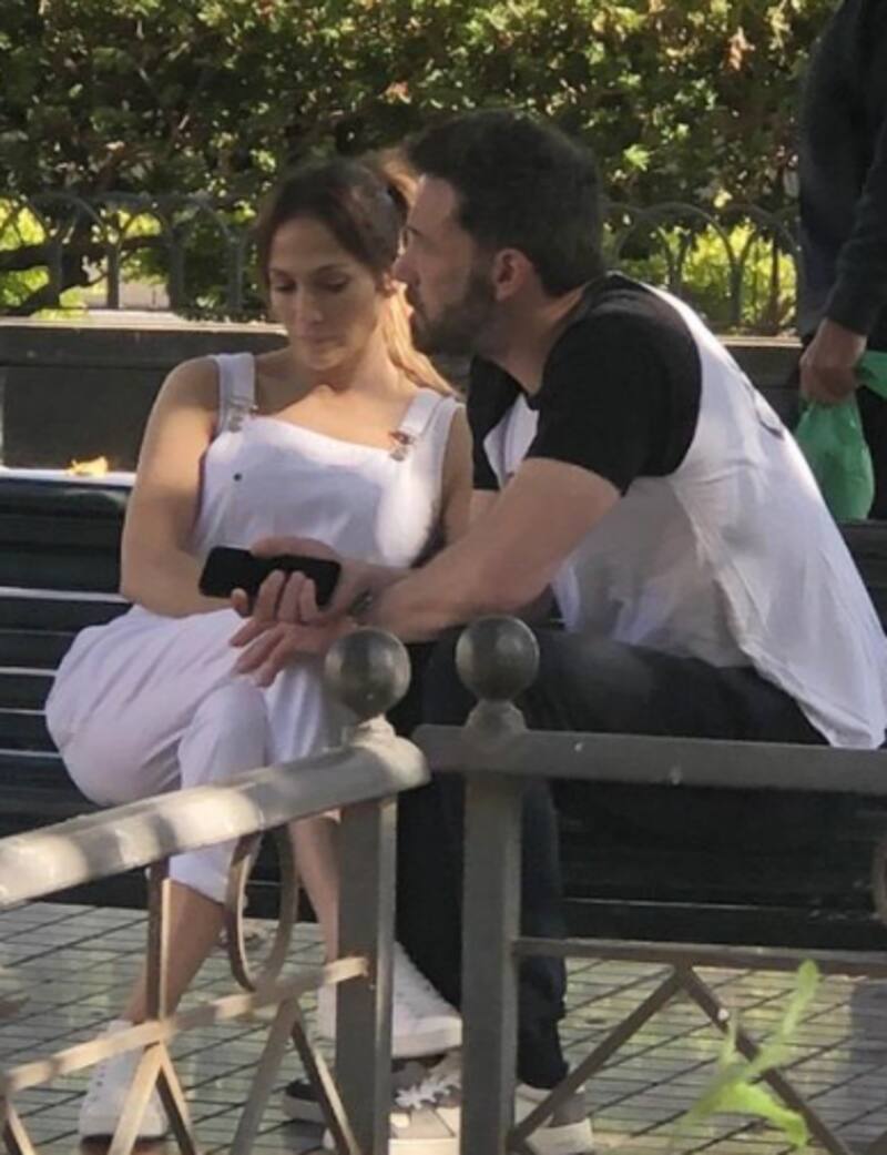 Ben Affleck visita a Jennifer Lopez en España - Créditos: Instagram
