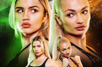 El polémico festejo de la boxeadora Daniella Hemsley: ¡Mostró los encantos en el cuadrilátero!