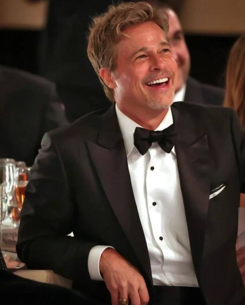 Brad Pitt estrenó cambio de look - Créditos: Twitter