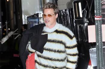 Brad Pitt se deja influenciar por su nueva novia y presume un estilo más juvenil y arriesgado