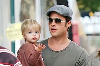 Esto piensa Brad Pitt de la creciente fama que está teniendo su hija Shiloh