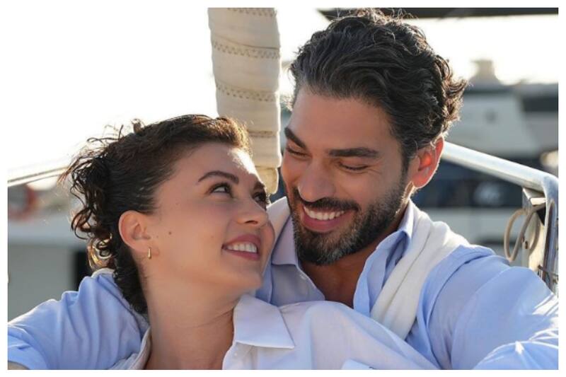Burcu Özberk y Şükrü Özyıldız aparecieron con la primera fotografía de promoción de Ruhun Duymaz, que se emitirá por Fox Turquía.