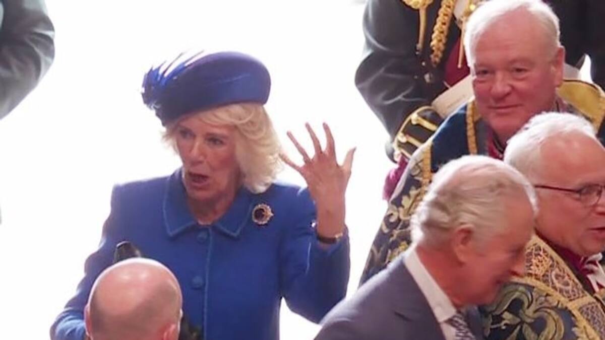 La reina Camila y su receta para pasar el bochorno del sombrero: "Me vendría bien un trago"