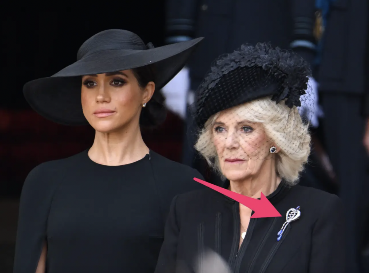Camila y Meghan volvieron a verse para el funeral de la Reina Isabel II. - Créditos: Insider