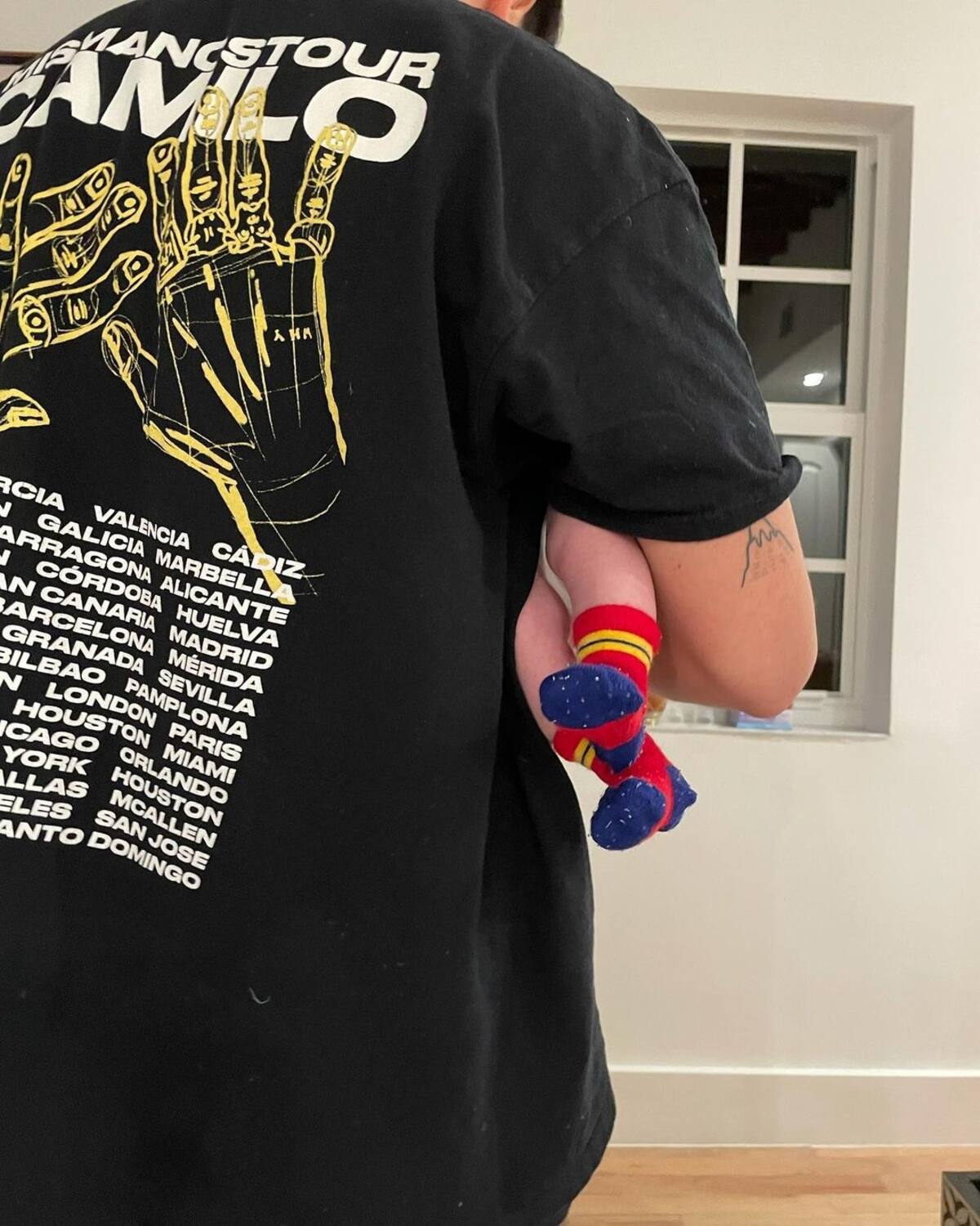 Camilo y Evaluna dieron la bienvenida a Índigo en abril pasado - Créditos: Instagram