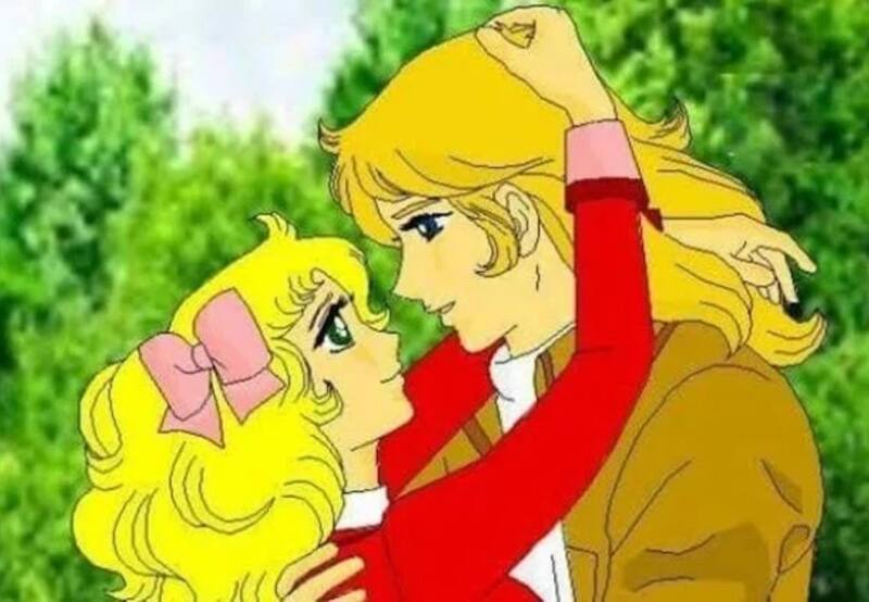 Candy Candy junto a Albert, quien finalmente resultó ser su príncipe