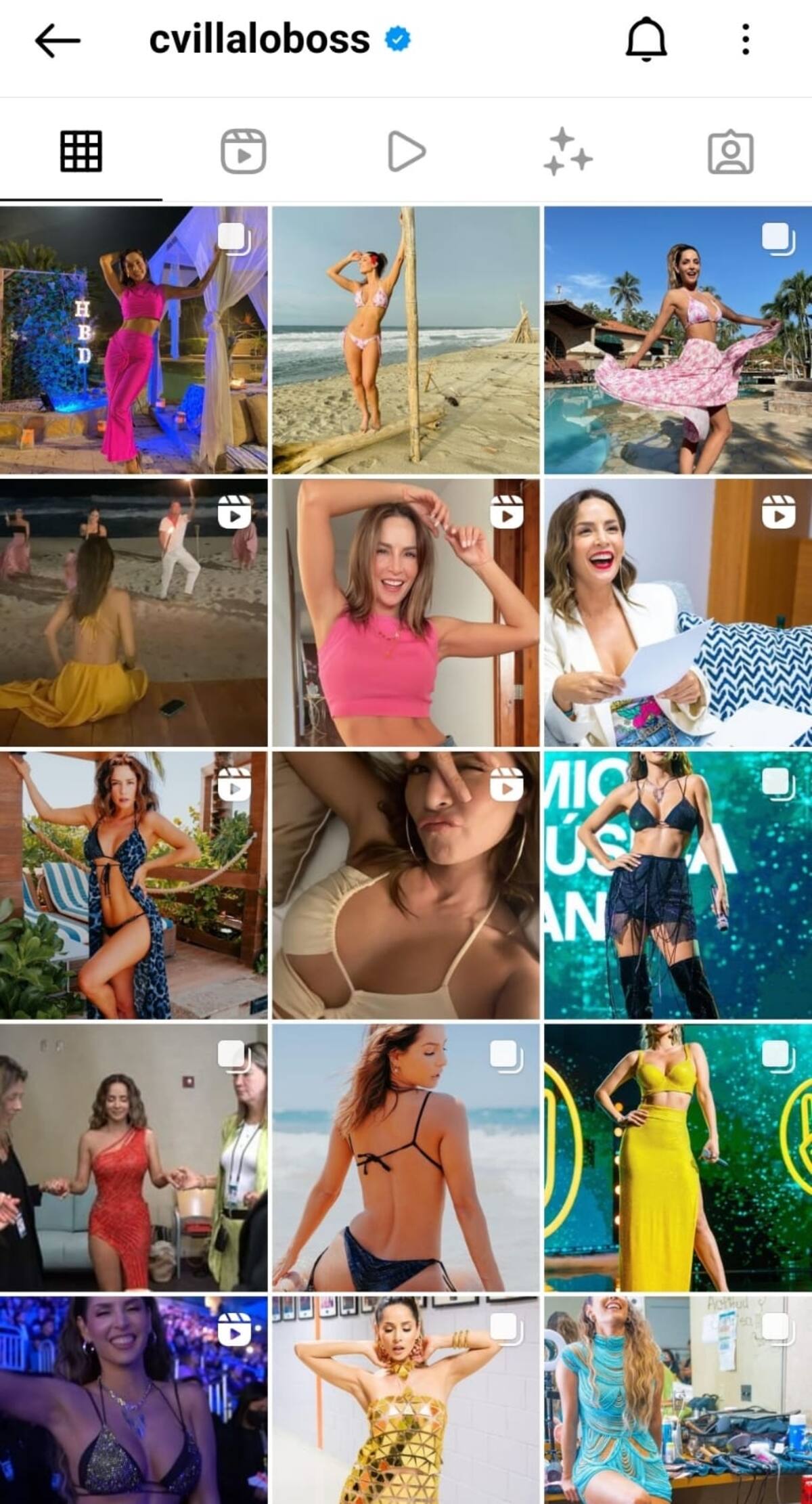 Carmen Villalobos borra todas sus fotos con Sebastian Caicedo - Créditos: Instagram