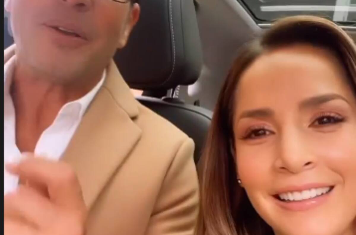 Carmen Villalobos y Gregorio Pernía se muestran en sus personajes de 'Hasta que la plata nos separe'
