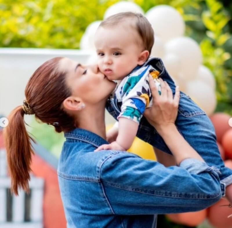 Carolina Cruz y Lincoln Palomeque se retratan juntos en el cumpleaños de su hijo - Créditos: Instagram Carolina Cruz