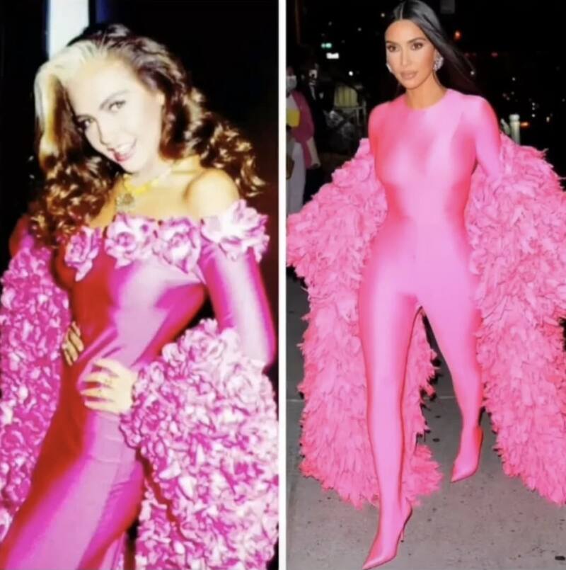 Celebridades que se han inspirado en el look de Thalía - Créditos: Instagram: @thalía