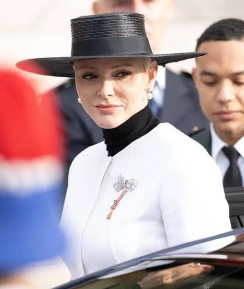 Charlene sorprendió a todos en una Gala benéfica. - Créditos: Instagram