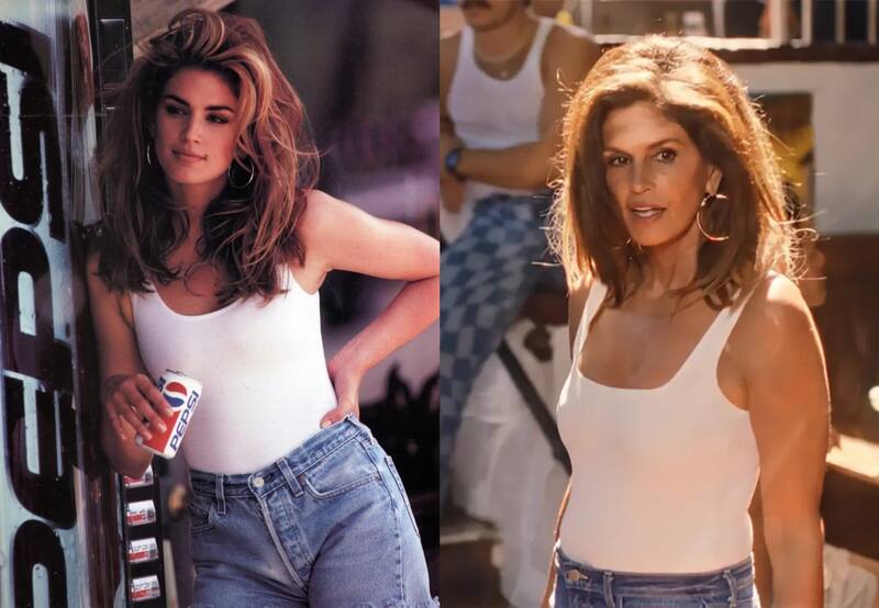 Cindy Crawford recreó su icónico video de Pepsi