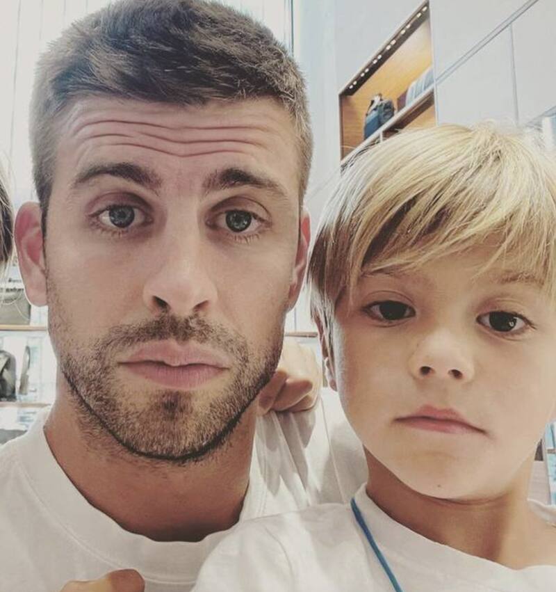 Circula video de Sasha rechazando a su papá Gerard Piqué en público - Créditos: Instagram