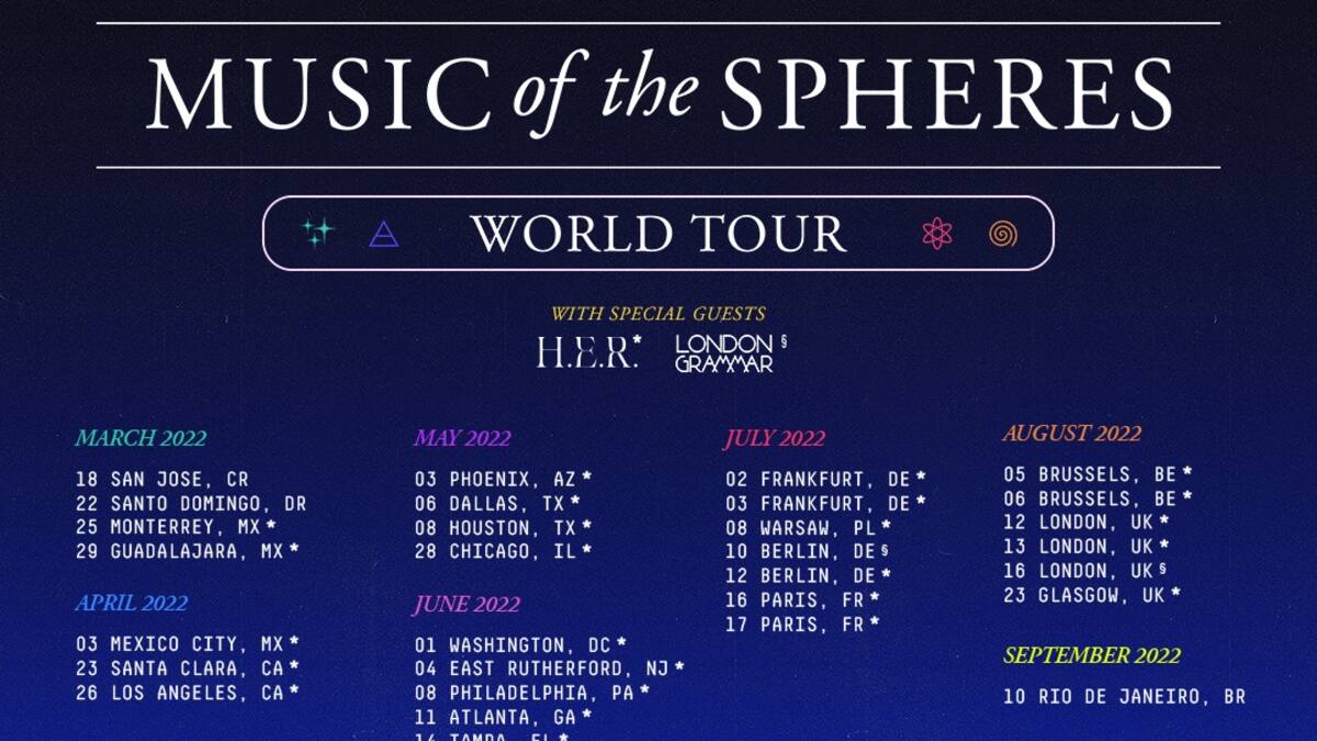 ¡Coldplay vuelve a México con tres conciertos y ya puedes comprar los boletos!