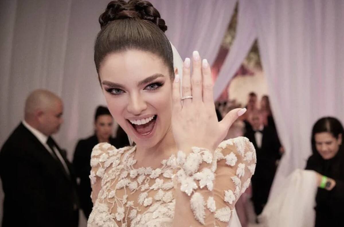 Así es la millonaria y lujosa argolla matrimonial de Nadia Ferreira