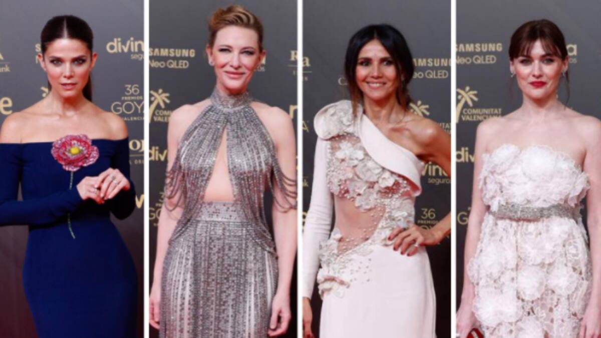 Así se visten las estrellas para la gran fiesta de los Premios Goya 2022