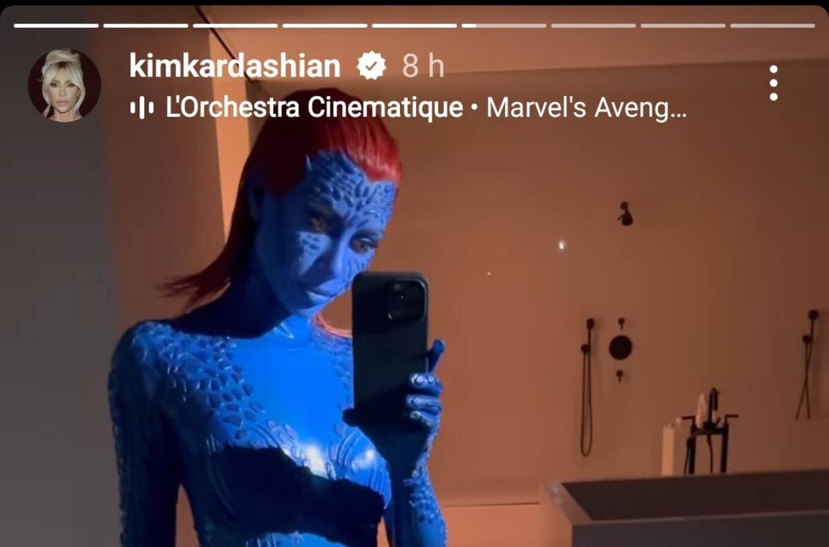 Kim Kardashian se equivocó de fiesta y llegó disfrazada