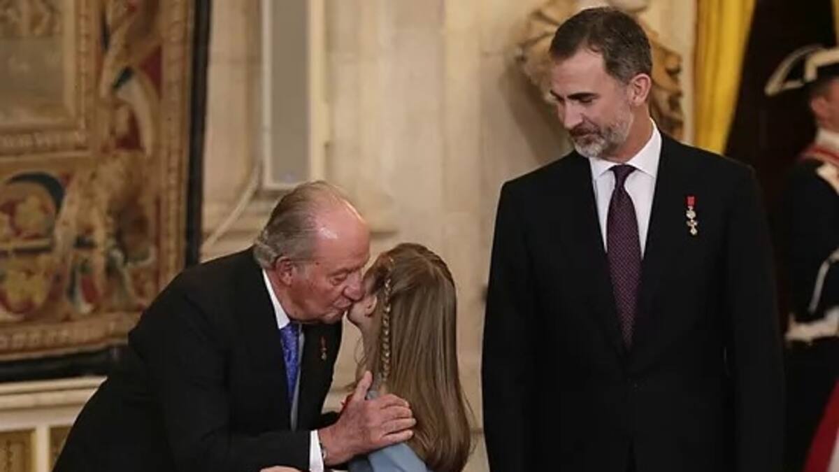 El desprecio de la princesa Leonor con su abuelo Juan Carlos estremece a la corona española