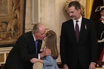 El desprecio de la princesa Leonor con su abuelo Juan Carlos estremece a la corona española