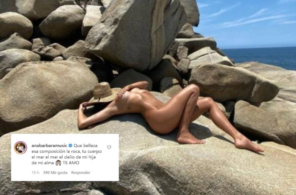 Ana Bárbara orgullosa de las sugerentes fotos sin ropa de María Levy: "Qué belleza"