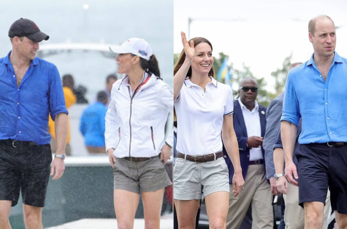 Los shorts que lucieron el príncipe William y Kate Middleton en Bahamas de los que todos hablan