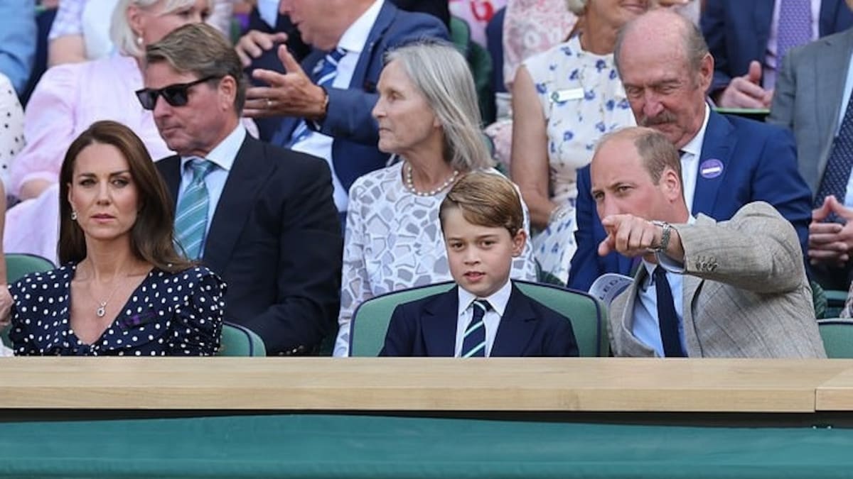 Los gestos del Príncipe George acaparan la atención en la final de Wimbledon