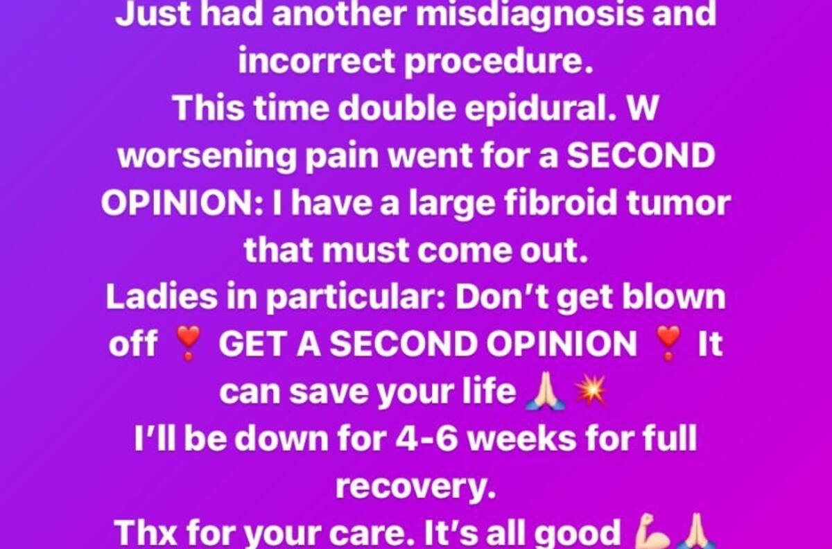 Sharon Stone da a conocer que le fue descubierto un tumor tras un mal diagnóstico médico