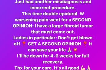 Sharon Stone da a conocer que le fue descubierto un tumor tras un mal diagnóstico médico