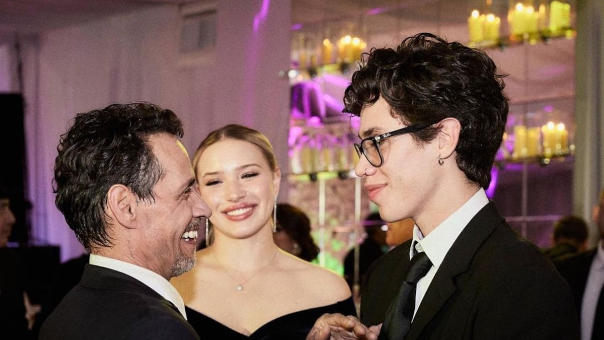 La foto de Marc Anthony y su hijo Ryan que muestra el extraordinario parecido que tienen