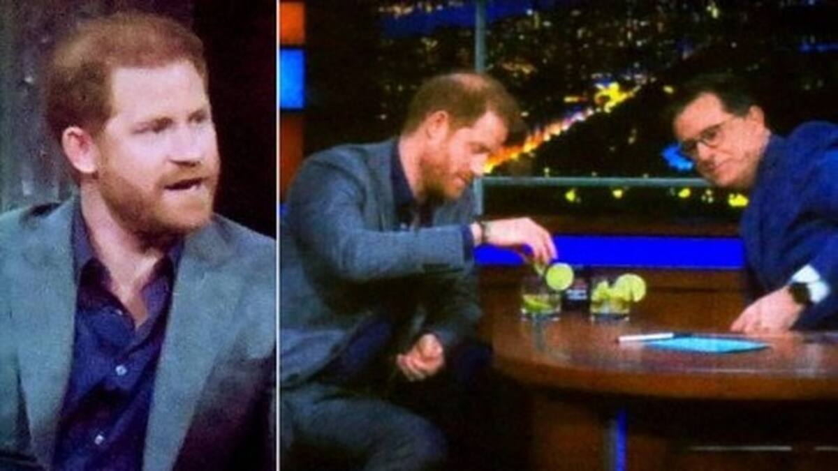 Harry bebe tequila en su última entrevista para promocionar el libro de memorias