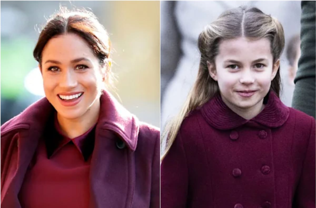 El inesperado y dulce vínculo de la princesa Charlotte con su tía Meghan Markle